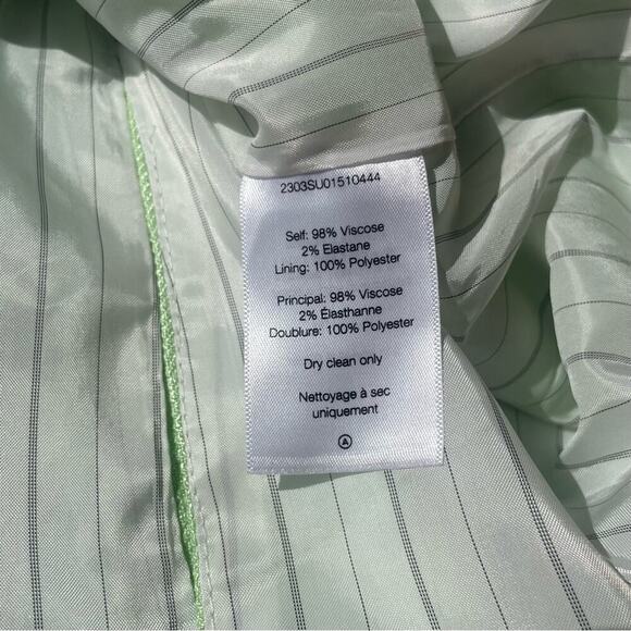 |Veronica Beard| Women's Jackets & Coats NWT Rupert Dickey Jacket in Pistachio - Picture 9 of 13